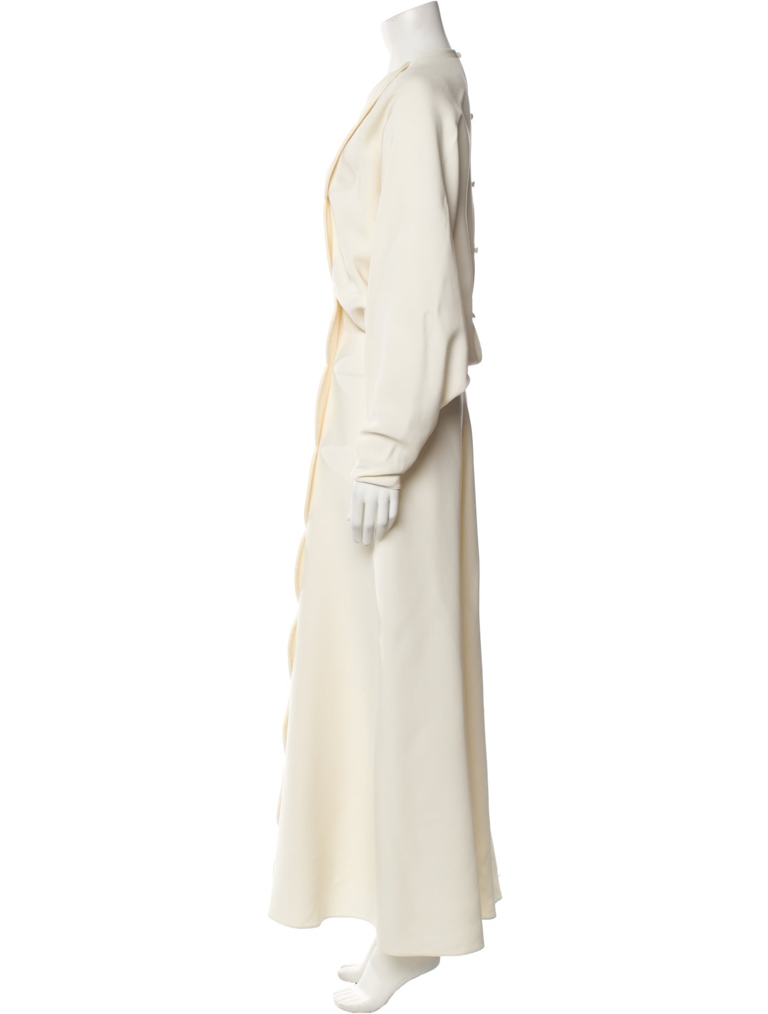 Valentino Crew Neck Long Dress